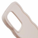 EIDERWOOD Samsung Galaxy S25 Ultra Flexibelt Plastskal med Vågmönster - Beige