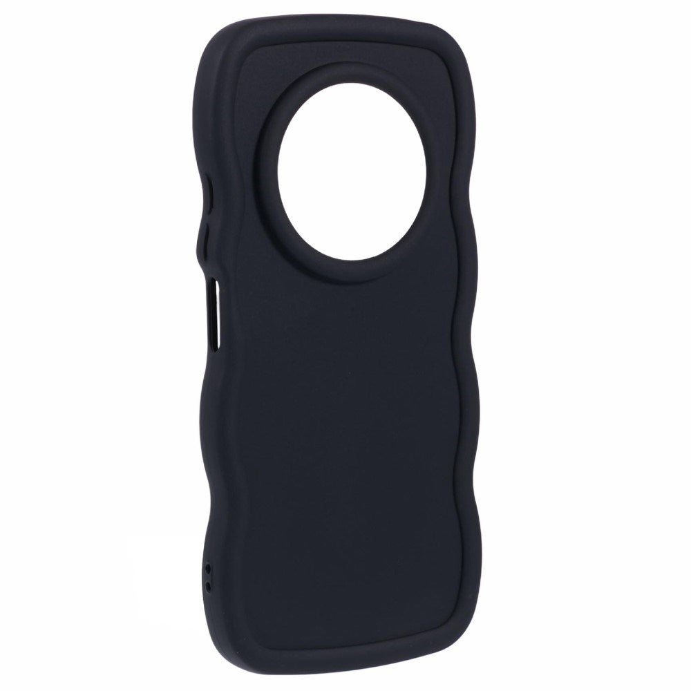 EIDERWOOD Xiaomi Redmi 14C Flexibelt Plast Wavy Skal - Svart