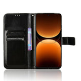 EIDERWOOD Realme GT 7 Pro (5G) Konstläder Flip Fodral m. Rem - Svart