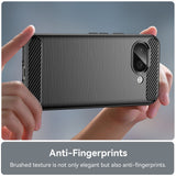 EIDERWOOD Google Pixel 9a Brushed Carbon Skal - Svart