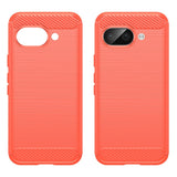 EIDERWOOD Google Pixel 9a Brushed Carbon Skal - Röd