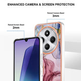 EIDERWOOD Xiaomi Redmi 14C Flexibelt Plast Skal med Marmordesign - Rosa