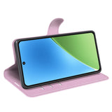 EIDERWOOD Xiaomi 15 Konstläder Flip Fodral m. Korthållare & Ställfunktion - Rosa