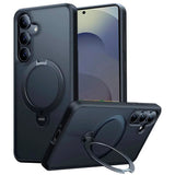 TORRAS Samsung Galaxy S25+ (Plus) Hybrid Skal m. Kickstand - MagSafe Kompatibelt - Svart