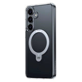 TORRAS Samsung Galaxy S25 Hybrid Skal m. Kickstand - MagSafe Kompatibel - Genomskinlig