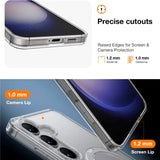 TORRAS Samsung Galaxy S25 Hybrid Skal m. Kickstand - MagSafe Kompatibel - Genomskinlig