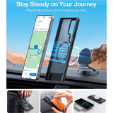 TORRAS Samsung Galaxy S25 Ultra Hybrid Skal m. Ställfunktion - MagSafe Kompatibelt - Svart