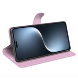 EIDERWOOD Honor Magic7 Pro Konstläder Flip Fodral m. Korthållare & Ställfunktion - Rosa