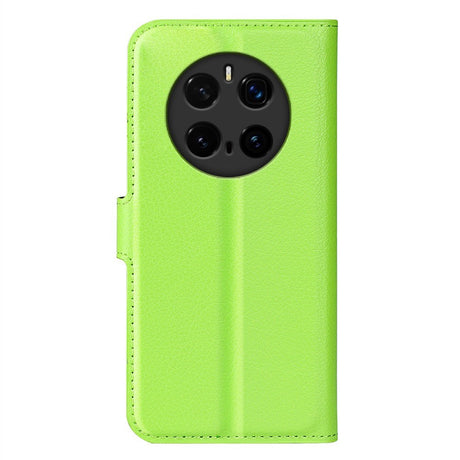 EIDERWOOD Honor Magic7 Pro Konstläder Flip Fodral m. Korthållare & Ställfunktion - Grön