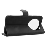 EIDERWOOD Huawei Mate 70 Konstläder Flip Fodral m. Korthållare & Ställfunktion - Svart