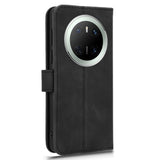 EIDERWOOD Huawei Mate 70 Konstläder Flip Fodral m. Korthållare & Ställfunktion - Svart