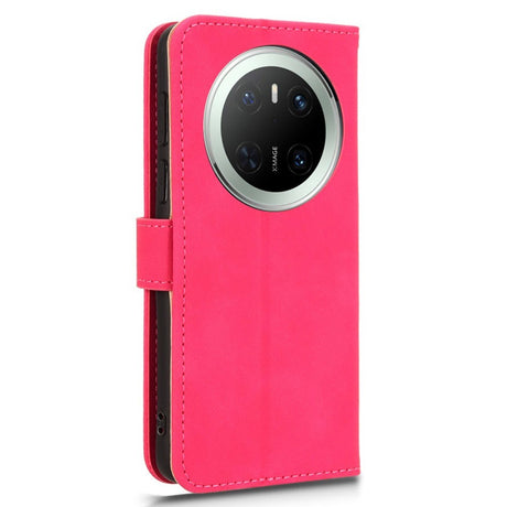 EIDERWOOD Huawei Mate 70 Konstläder Flip Fodral m. Korthållare & Ställfunktion - Pink