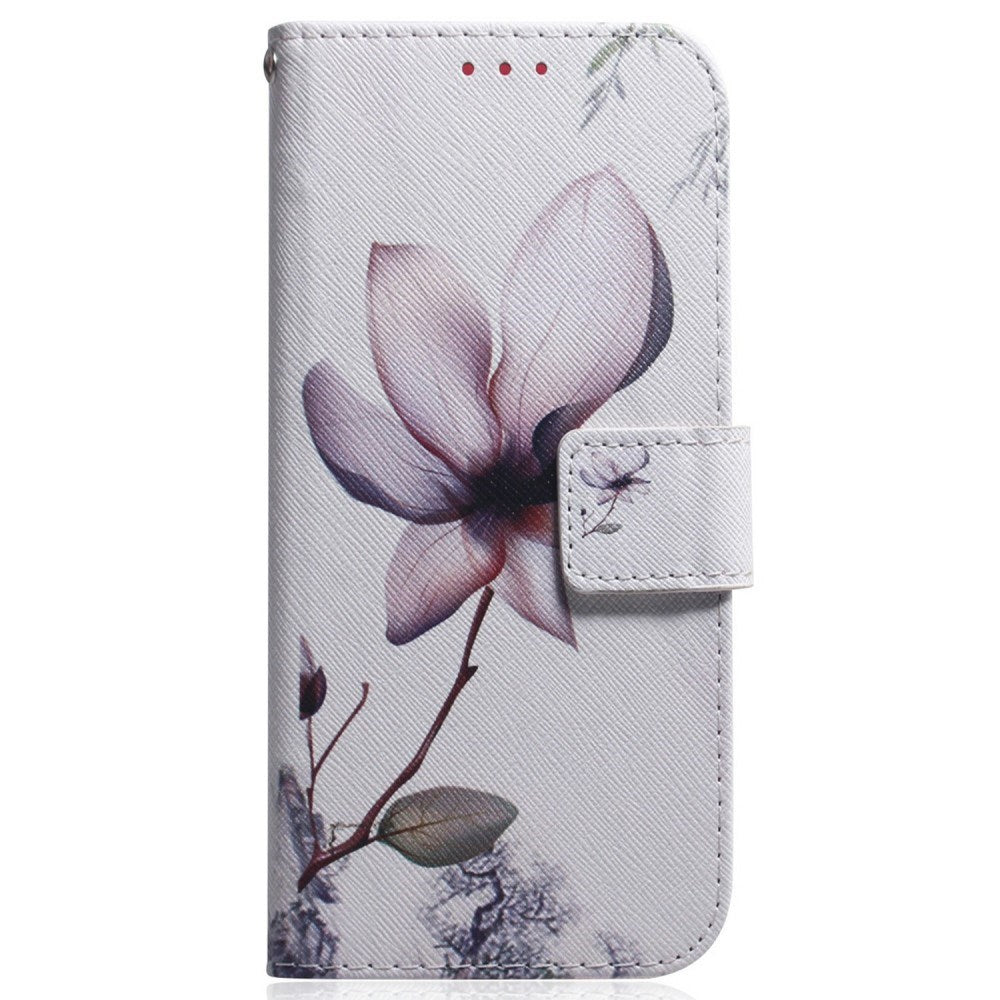 EIDERWOOD OnePlus 13 Konstläder Flip Fodral m. Motiv - Blomma