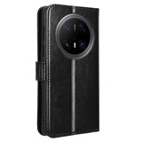 EIDERWOOD Huawei Mate 70 Pro+ / 70 Pro Konstläder Flip Fodral m. Rem - Svart