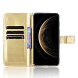 EIDERWOOD Huawei Mate 70 Pro+ / 70 Pro Konstläder Flip Fodral m. Rem - Guld