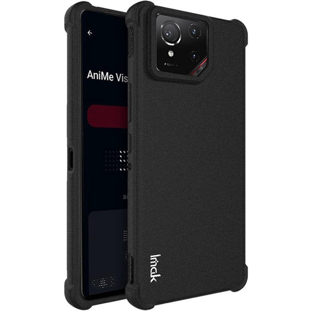 Asus ROG Phone 9 (5G) / 9 Pro (5G) - IMAK Flexibelt Plast Bakside Skal - Svart