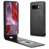 EIDERWOOD Google Pixel 9a Konstläder Flip Fodral m. Kortficka - Svart