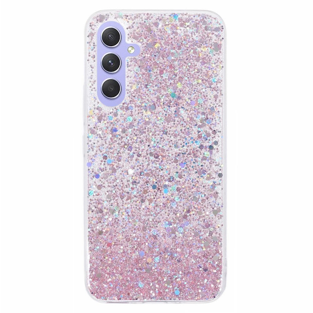 EIDERWOOD Samsung Galaxy A26 (5G) Flexibelt Plast Skal m. Glitter - Rosa