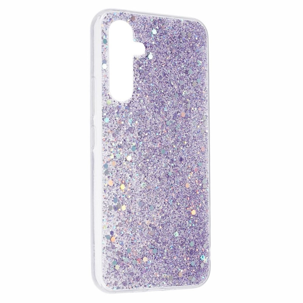 EIDERWOOD Samsung Galaxy A26 (5G) Flexibelt Plast Skal m. Glitter - Lila