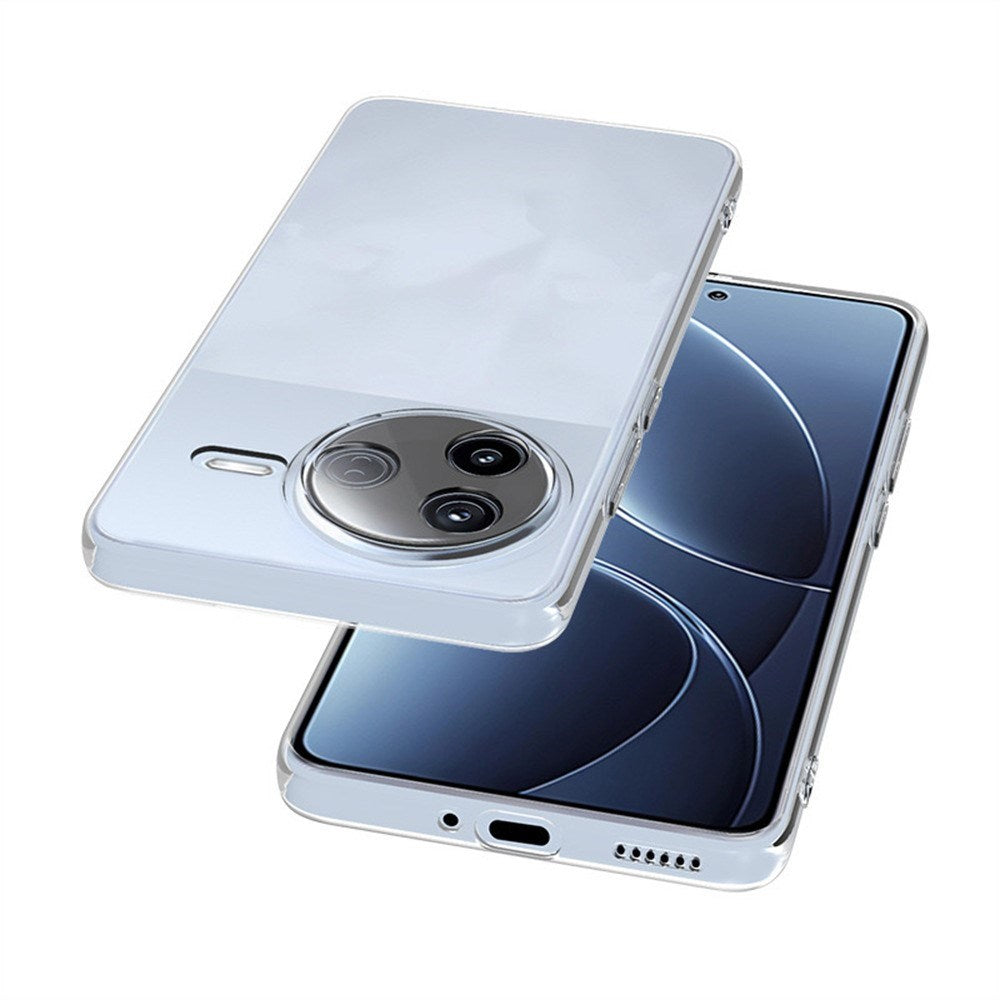 Xiaomi Poco F7 Pro EIDERWOOD Flexibelt Plast Bakside Skal – Genomskinlig