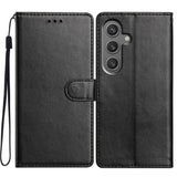 EIDERWOOD Samsung Galaxy A26 (5G) Konstläder Flip Fodral m. Rem - Svart