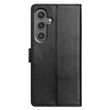 EIDERWOOD Samsung Galaxy A26 (5G) Konstläder Flip Fodral m. Rem - Svart