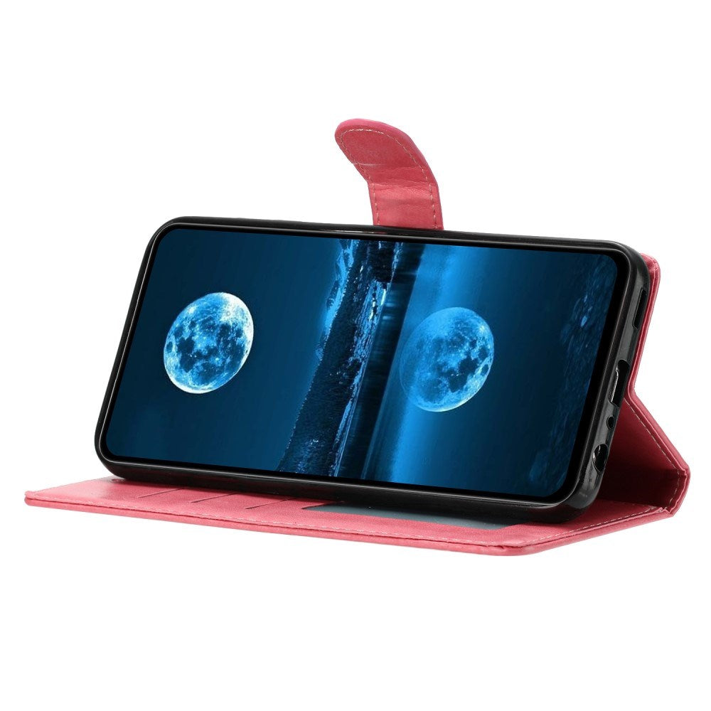 EIDERWOOD Samsung Galaxy A26 (5G) Konstläder Flip Fodral m. Rem - Rosa