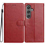 EIDERWOOD Samsung Galaxy A56 (5G) Konstläder Flip Fodral m. Rem - Röd