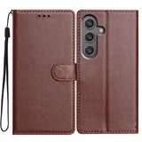 EIDERWOOD Samsung Galaxy A56 (5G) Konstläder Flip Fodral m. Rem - Brun
