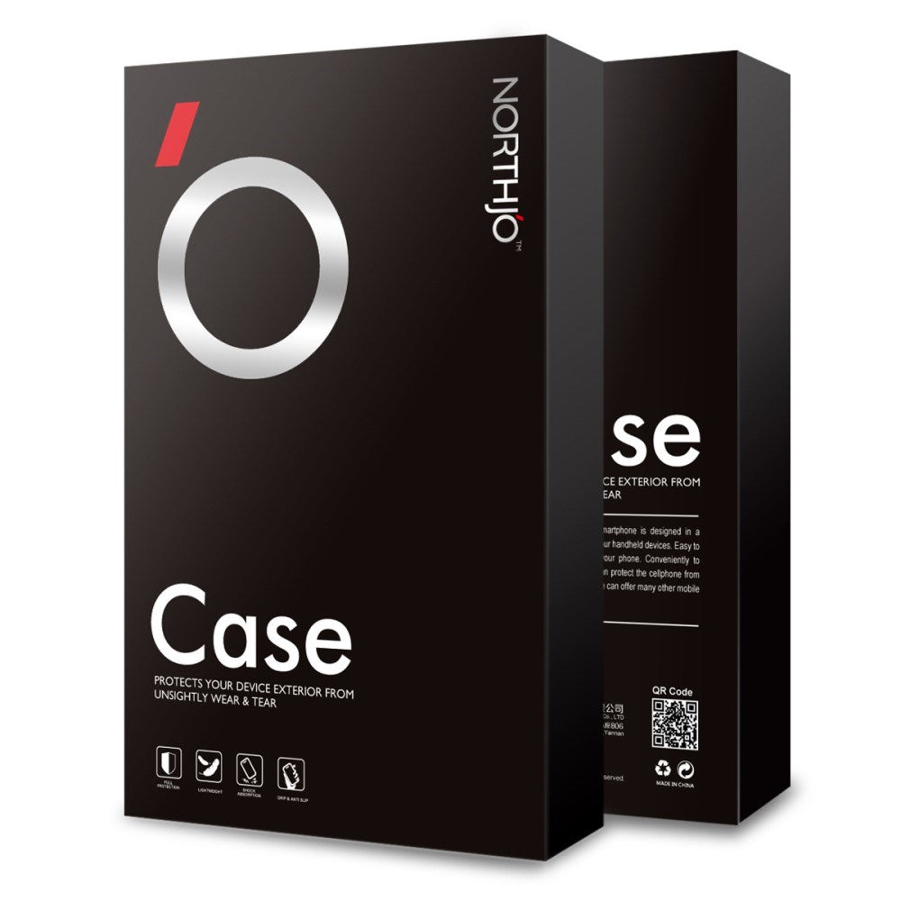 NORTHJO Samsung Galaxy A26 Flexibelt Plastskal + Skärmskydd Combo - Transparent