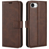 EIDERWOOD iPhone 17e / 16e Konstläder Flip Fodral - Brun