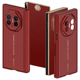 EIDERWOOD Huawei Mate XT Case Skin Feel Tunt Magnetiskt Flexibelt Plastfodral - Röd