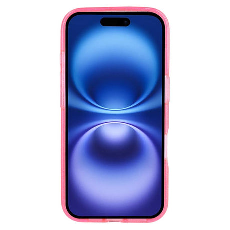 EIDERWOOD iPhone 16 Plus Plast Glitter Skal - MagSafe Kompatibelt - Rosa