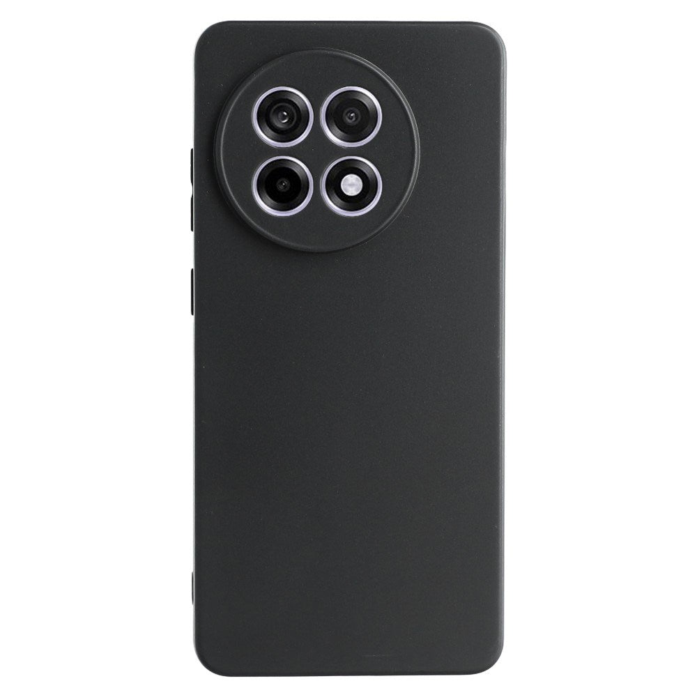 EIDERWOOD OnePlus 13R Flexibelt Plast Skal - Blank Yta - Svart