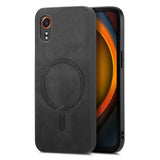 EIDERWOOD Samsung Galaxy Xcover 7 Konstläder Skal - MagSafe Kompatibel - Svart