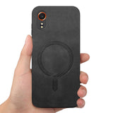 EIDERWOOD Samsung Galaxy Xcover 7 Konstläder Skal - MagSafe Kompatibel - Svart