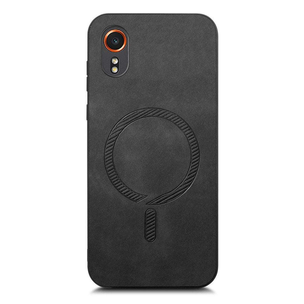 EIDERWOOD Samsung Galaxy Xcover 7 Konstläder Skal - MagSafe Kompatibel - Svart