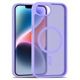 EIDERWOOD iPhone 16e Matt Hybrid Skal - MagSafe Kompatibel - Genomskinlig / Lila