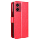 EIDERWOOD Motorola Moto G05 / E15 Konstläder Flip Fodral m. Rem - Röd