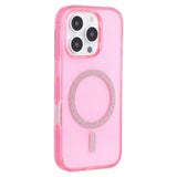 EIDERWOOD iPhone 16 Pro Max Plast Glitter Skal - MagSafe Kompatibelt - Rosa