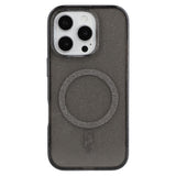 EIDERWOOD iPhone 16 Pro Max Plast Glitter Skal - MagSafe Kompatibelt - Svart