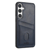 EIDERWOOD Samsung Galaxy A56 (5G) Konstläder Bakside Skal m. Korthållare - Blå