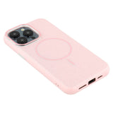 EIDERWOOD iPhone 15 Pro Plast Glitter Skal - MagSafe Kompatibel - Rosa