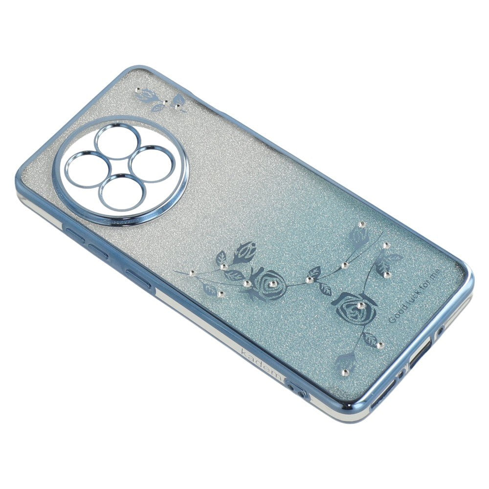 OnePlus 13R Flexibelt Plast Skal med 2 x Nyckelband - Blå