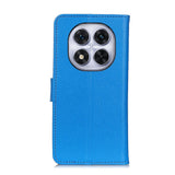 EIDERWOOD Xiaomi Redmi Note 14 Pro (5G) / Poco X7 Litchi Konstläder Fodral med Plånbok & Stativfunktion - Blå