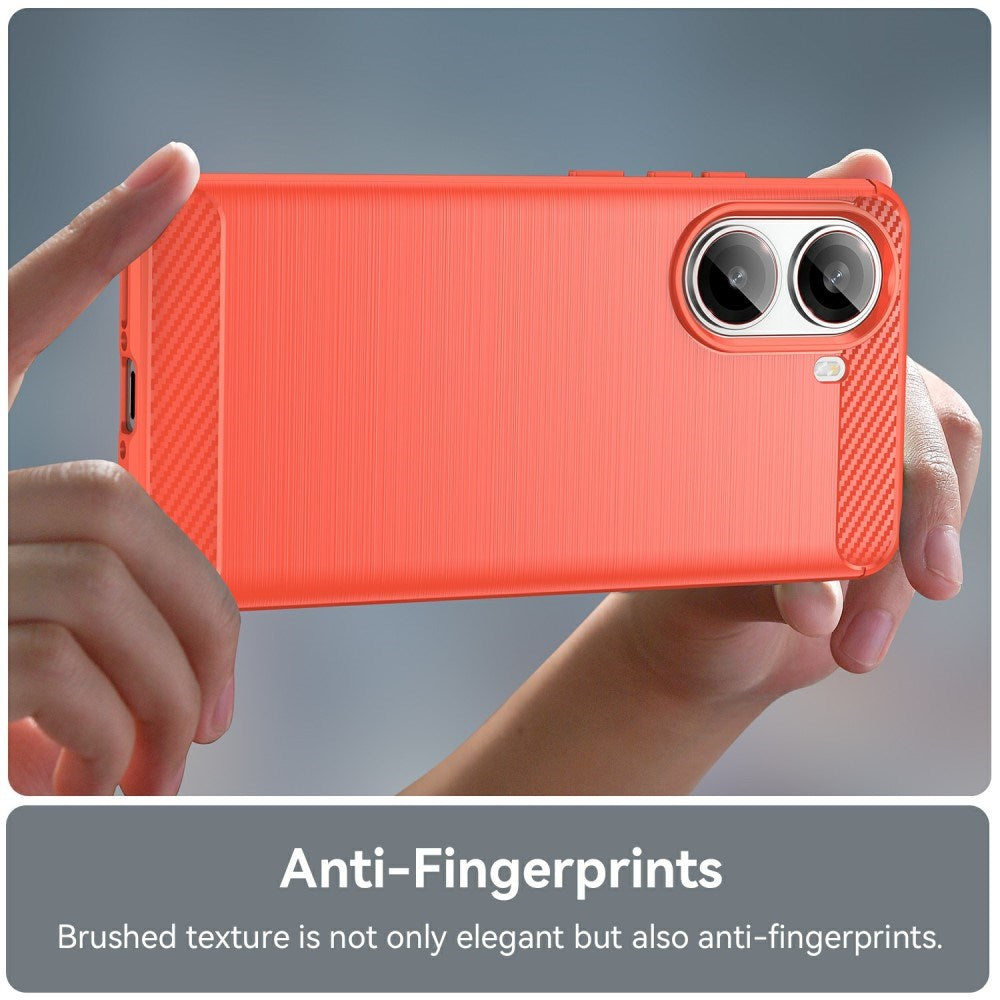 EIDERWOOD Xiaomi Poco X7 Pro Brushed Carbon Skal - Röd