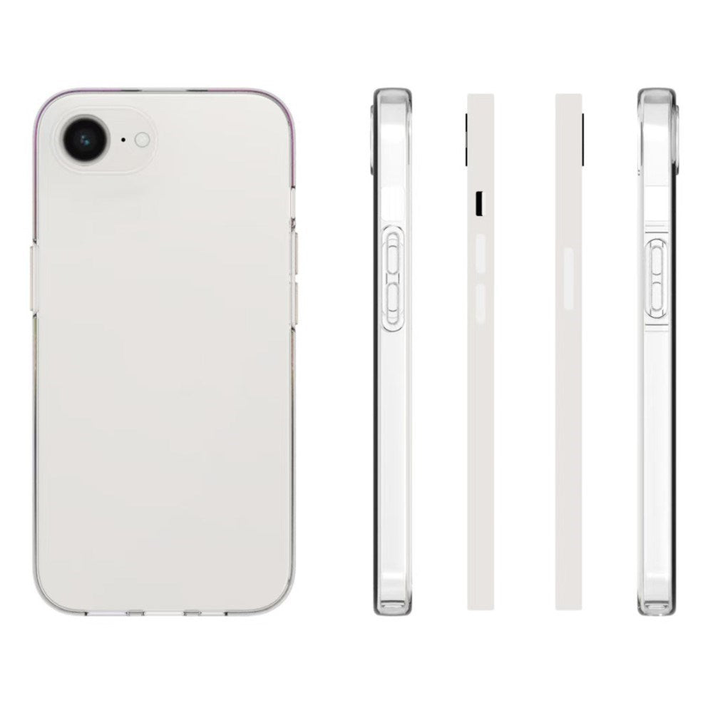 EIDERWOOD iPhone 16e Flexibelt Plastskal med Skärmskydd - Transparent