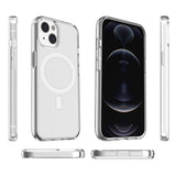 iPhone 14 EIDERWOOD Hybrid Magnetic Skal - MagSafe Kompatibel - Genomskinlig