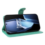 EIDERWOOD OnePlus 13R Fodral med Graverat Motiv - Korthållare och Stativfunktion - Grön