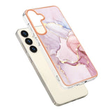 EIDERWOOD Samsung Galaxy S25+ (Plus) / S24+ (Plus) Marmormönstrat Plast Skal - Rose Gold